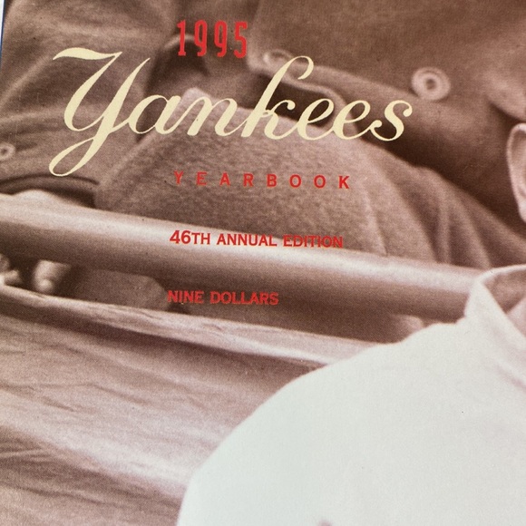 1995 Yankees Yearbook 45th Annual Edition Babe Ruth Hits 100. - Picture 2 of 11